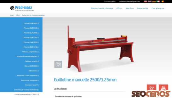 plieuse24.com/offre/guillotines-et-cisailles-manuelles/29-guillotine-manuelle-2500125mm desktop prikaz slike