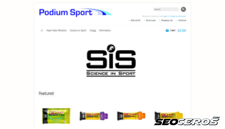podiumsport.co.uk desktop náhled obrázku