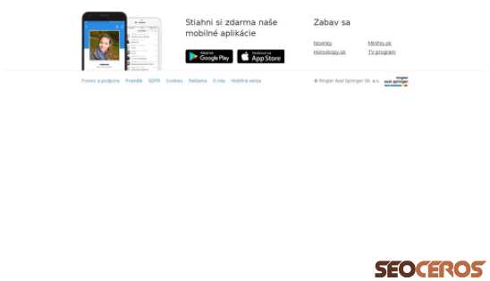 pokec.sk desktop előnézeti kép