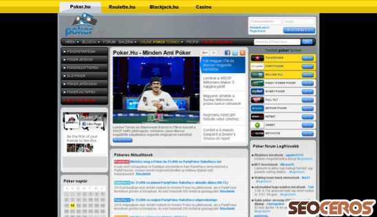 poker.hu desktop náhled obrázku