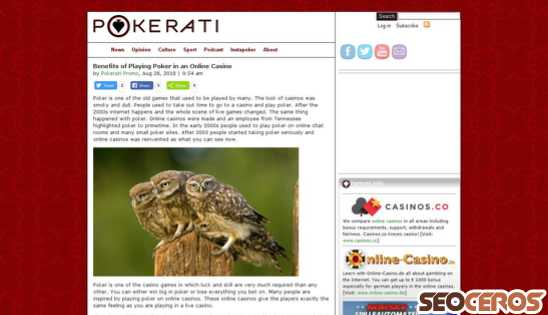 pokerati.com desktop előnézeti kép