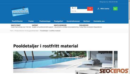 poolmans.se/poolprodukter-inbyggnadsdetaljer/pooldetaljer-i-rostfritt-material.html desktop előnézeti kép