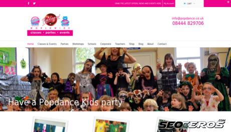 popdance.co.uk desktop előnézeti kép