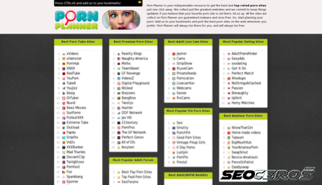 461px x 265px - pornplanner.com review - SEO and Social media analysis from SEOceros