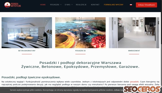 posadzkiartystyczne.pl desktop förhandsvisning