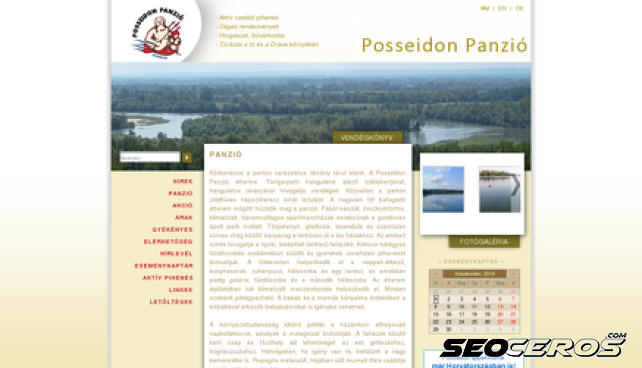 posseidon.hu desktop förhandsvisning