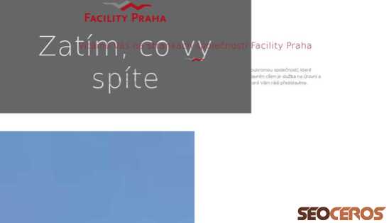 praha-facility.cz desktop előnézeti kép