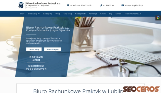 praktyk.lublin.pl desktop preview