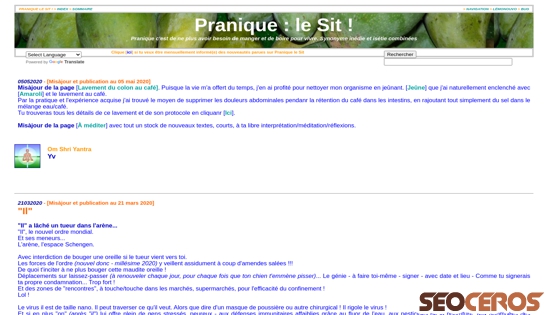 pranique.com desktop preview