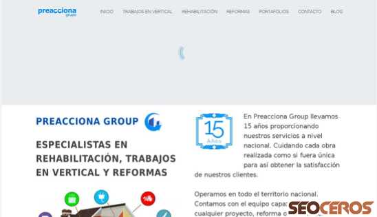 preacciona.com desktop náhľad obrázku