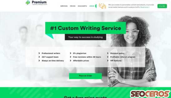 premium-quality-essays.com desktop förhandsvisning