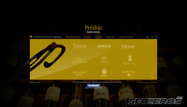 preshaz.hu desktop előnézeti kép