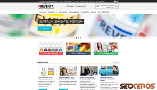 preventa.hu desktop előnézeti kép