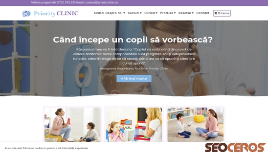 priority-clinic.ro desktop previzualizare