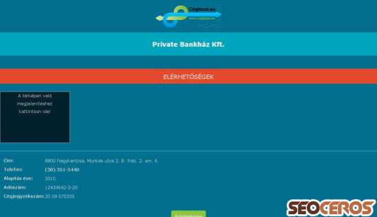 private-bankhaz-kft.cegteszt.eu desktop vista previa