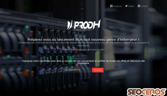 prod-h.com desktop preview