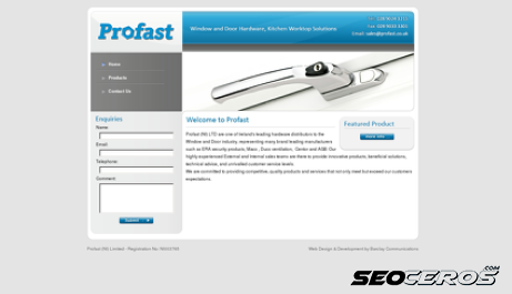 profast.co.uk desktop preview