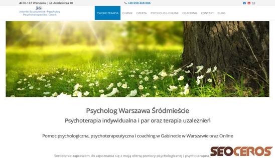 profesjonalna-terapia.pl desktop vista previa