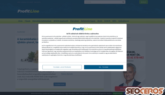 profitline.hu desktop obraz podglądowy