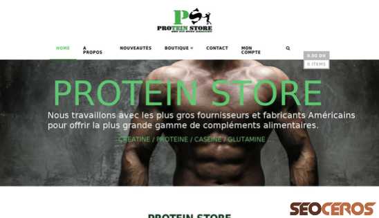 proteinestore.net desktop náhled obrázku