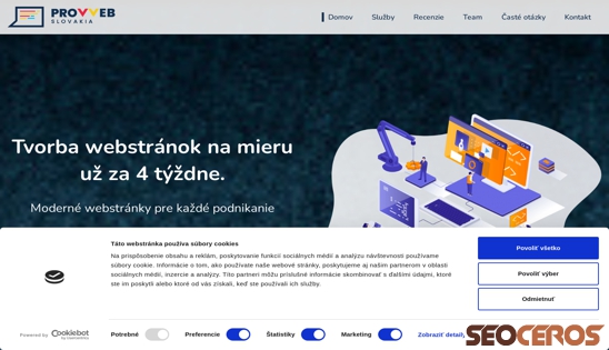 beta.proweb-slovakia.sk desktop Vorschau