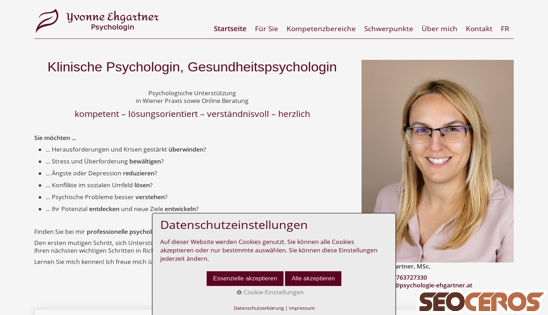 psychologie-ehgartner.at desktop Vista previa
