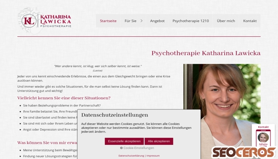 psychotherapie-lawicka.at desktop prikaz slike