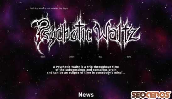 psychoticwaltz.com desktop prikaz slike