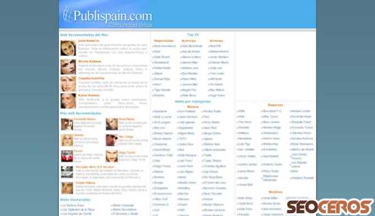 publispain.com desktop förhandsvisning