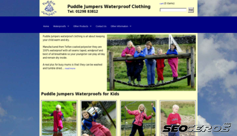 puddlejumpers.co.uk desktop preview