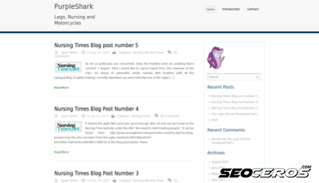 purpleshark.co.uk desktop náhled obrázku