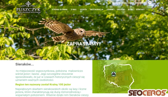 puszczyk.pl desktop náhled obrázku