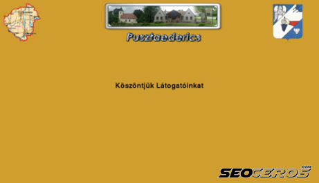 pusztaederics.hu desktop előnézeti kép