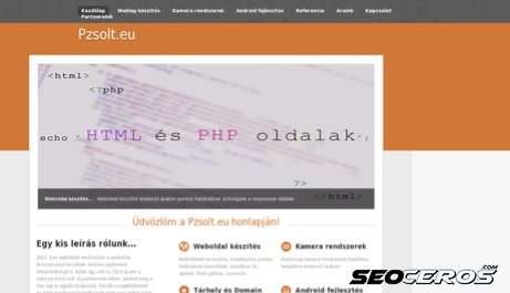 pzsolt.eu desktop előnézeti kép