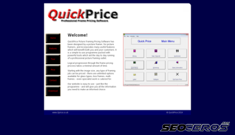 qprice.co.uk desktop Vista previa
