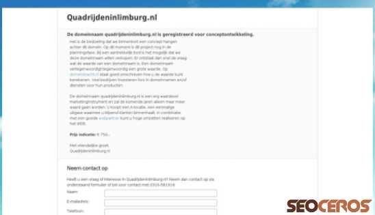 quadrijdeninlimburg.nl desktop prikaz slike