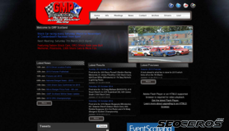 racewall.co.uk desktop vista previa