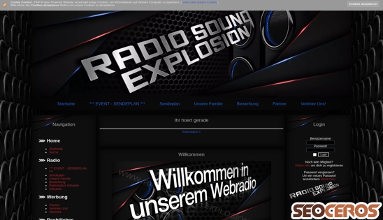 radio-sound-explosion.de desktop náhľad obrázku
