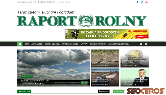 raportrolny.pl desktop obraz podglądowy
