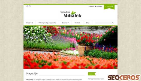 rasadnikmihalek.com/?product_cat=magnolije desktop előnézeti kép
