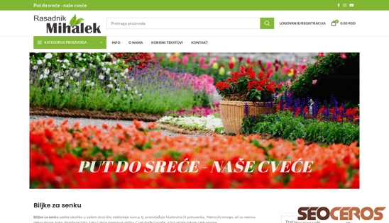 rasadnikmihalek.com/kategorija-proizvoda/biljke-za-senku desktop náhled obrázku