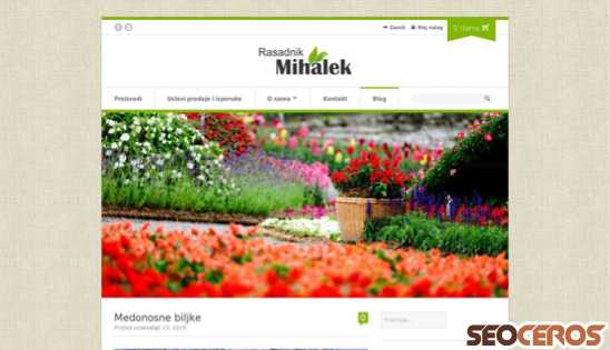 rasadnikmihalek.com/medonosne-biljke desktop förhandsvisning