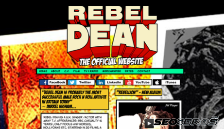 rebeldean.co.uk desktop náhled obrázku