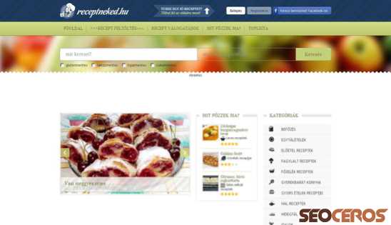 olcso-receptek.hu desktop náhled obrázku