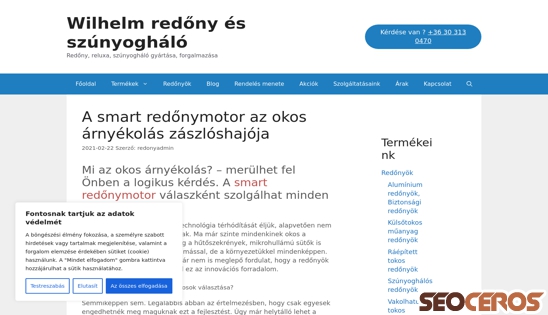 redonynet.com/a-smart-redonymotor-az-okos-arnyekolas-zaszloshajoja desktop náhled obrázku