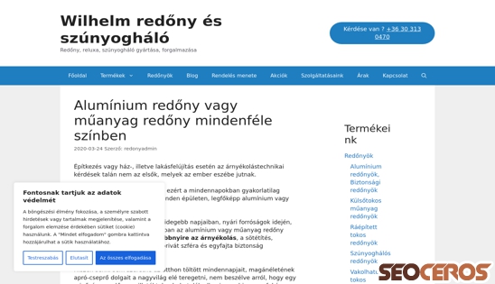 redonynet.com/aluminium-vagy-muanyag-redony-mindenfele-szinben desktop náhľad obrázku