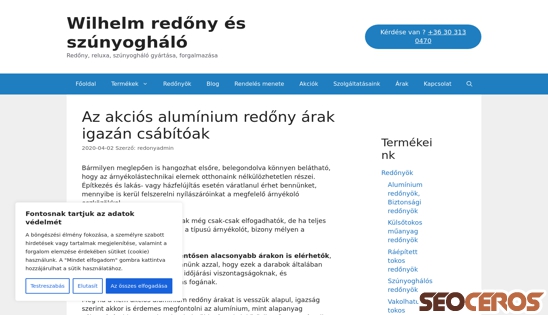 redonynet.com/az-akcios-aluminium-redony-arak-igazan-csabitoak desktop náhľad obrázku