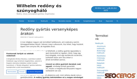 redonynet.com/redony-gyartas-versenykepes-arakon desktop prikaz slike