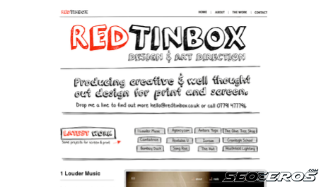 redtinbox.co.uk desktop preview