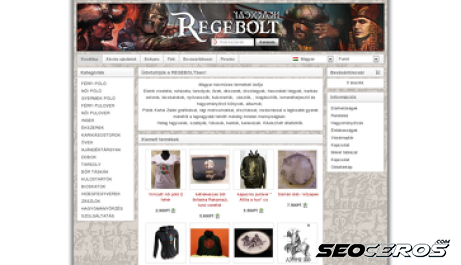 regebolt.hu desktop előnézeti kép